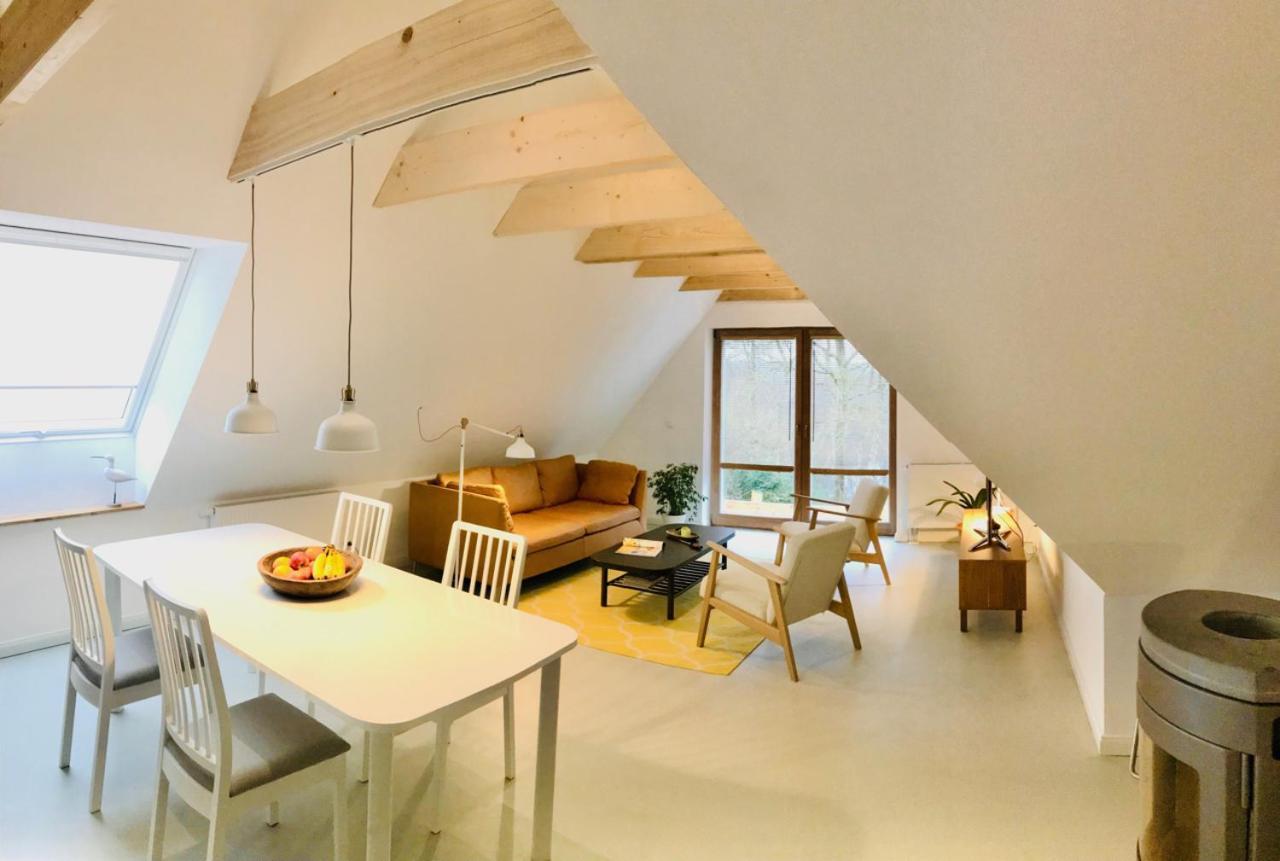 Moorblick! Grosse Dachwohnung Mit Kamin Und Sauna Leck Buitenkant foto