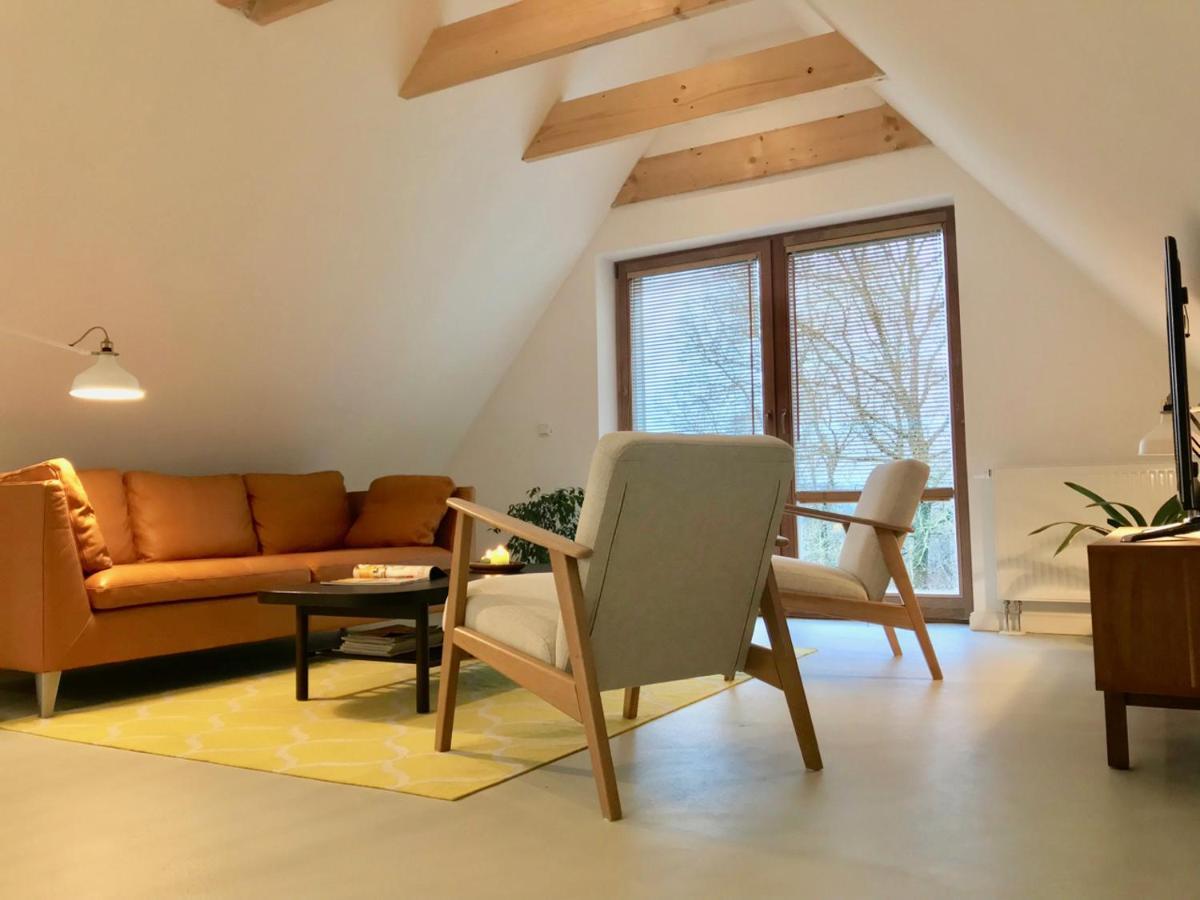 Moorblick! Grosse Dachwohnung Mit Kamin Und Sauna Leck Buitenkant foto