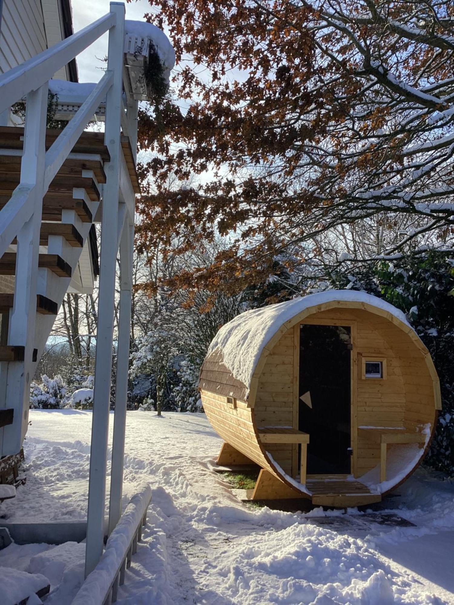 Moorblick! Grosse Dachwohnung Mit Kamin Und Sauna Leck Buitenkant foto